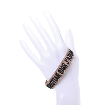 Christian Dior Woven Cotton J'Adior Friendship Bracelet 2 of 4