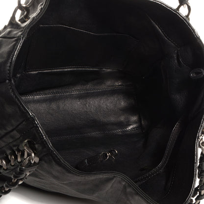 Chanel Glazed Calfskin Large Modern Chain Tote Black 5 of 7