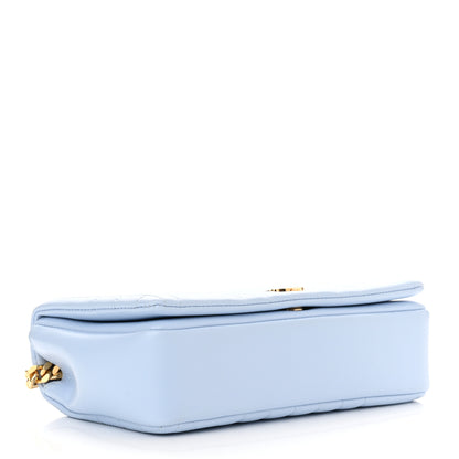 Burberry Lambskin Quilted Small Lola Bag Pale Blue 4 of 10