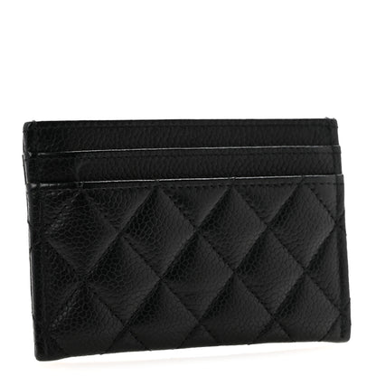 Chanel Caviar Quilted Boy Card Holder Black 3 of 10