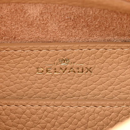 Delvaux Taurillon Soft Nano Cool Box Satchel Latte 6 of 9