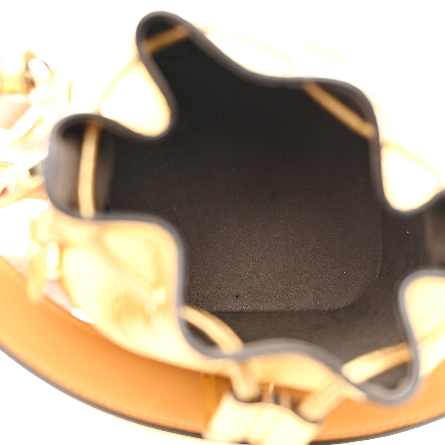 Fendi Karung Crystal F is Fendi Mini Mon Tresor Bucket Bag Gold 5 of 11
