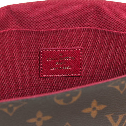 Louis Vuitton Monogram Pochette Felicie Chain Wallet Fuchsia 6 of 10