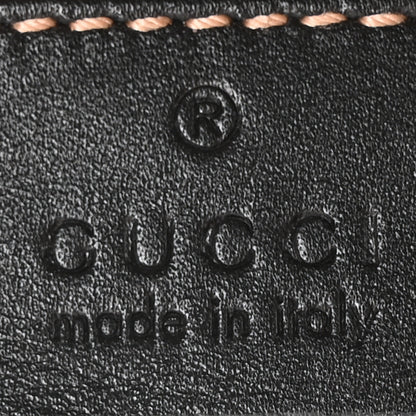Gucci Calfskin Matelasse GG Marmont Belt Bag 85 34 Black 6 of 10