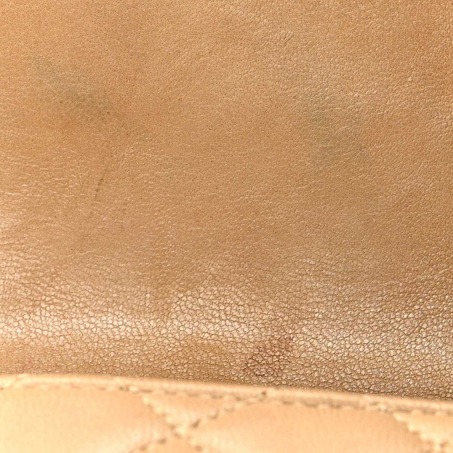 Lambskin Quilted Mini Flap Beige