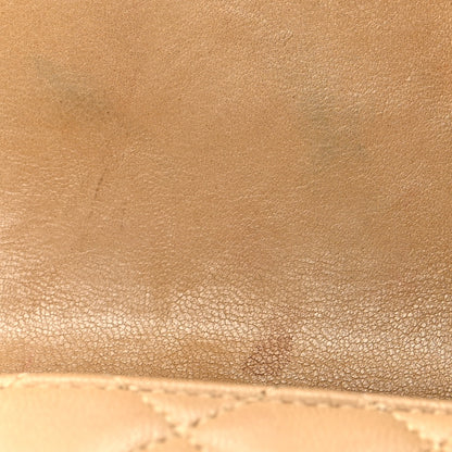 Chanel Lambskin Quilted Mini Flap Beige 10 of 17