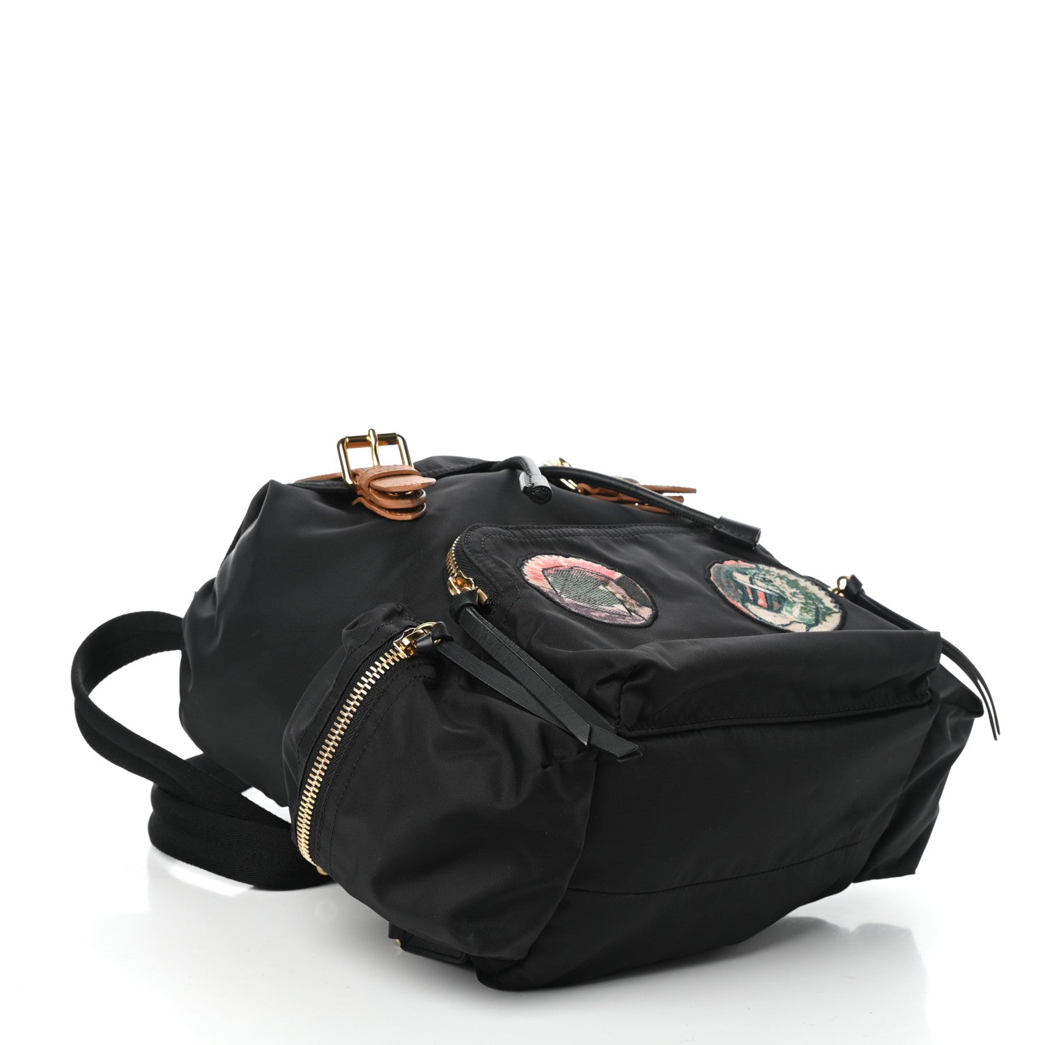 Burberry Nylon Patches Medium Rucksack Black 4 of 10