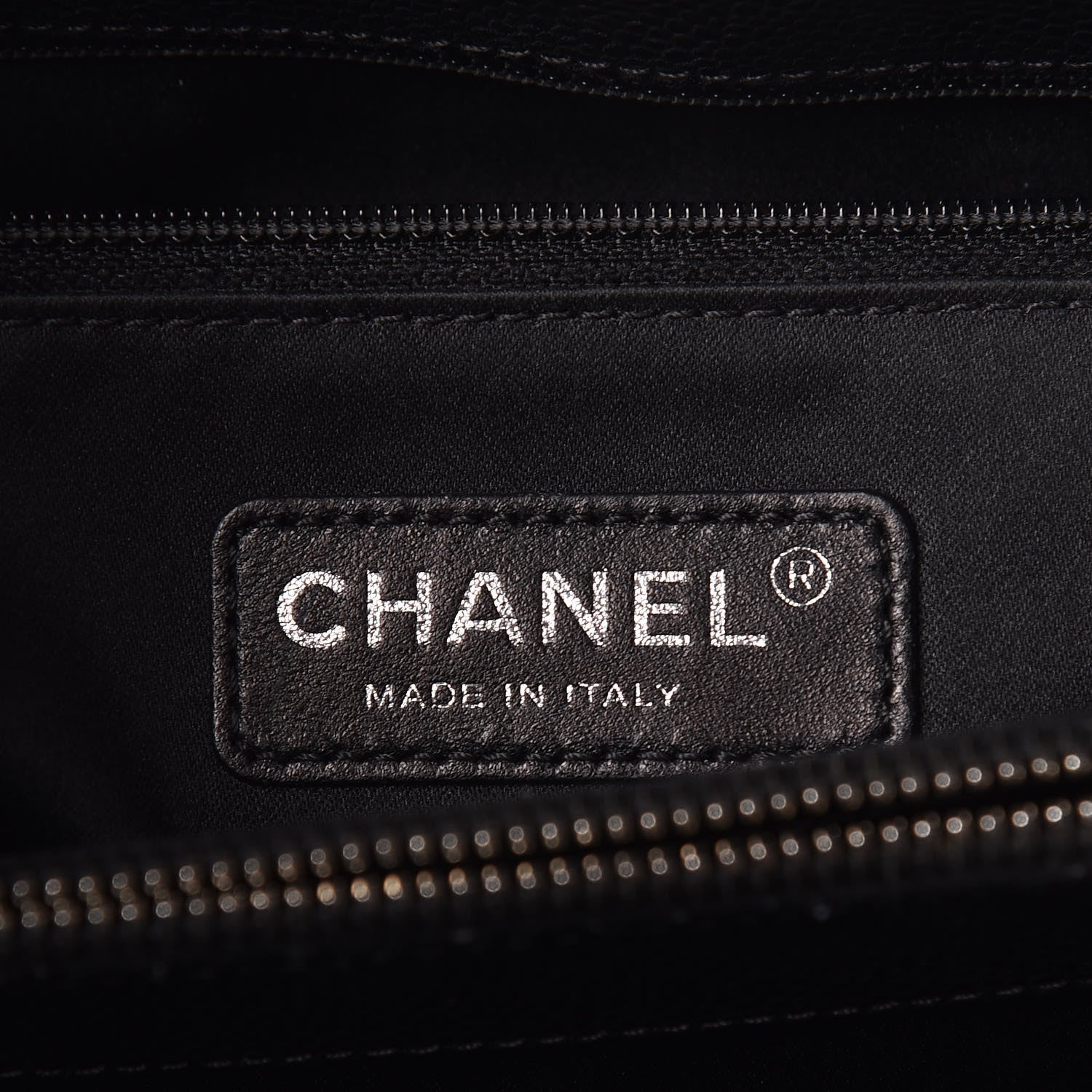 Chanel Caviar Quilted Grand Shopping Tote GST Black 6 of 15