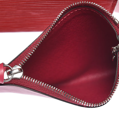 Louis Vuitton Epi Trio Card Case Wallet Rose Ballerine Rouge Fuchsia 6 of 8