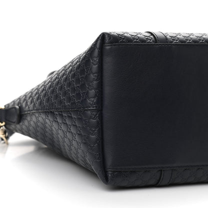 Gucci Soft Microguccissima Dome Satchel Navy 10 of 12
