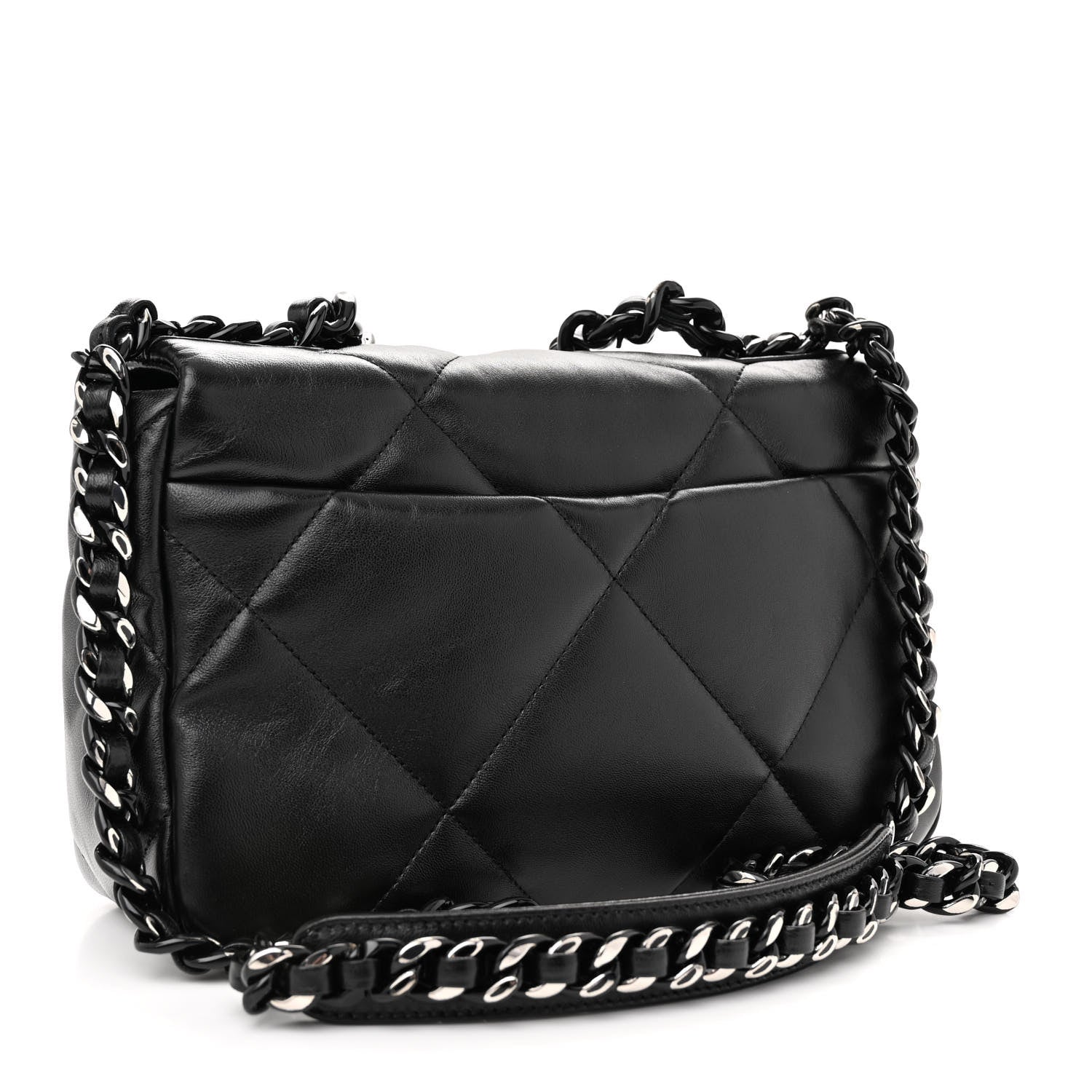 Chanel Lambskin Quilted Medium Chanel 19 Flap So Black 3 of 11