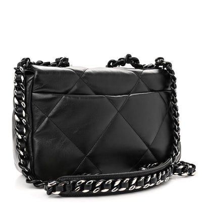 Chanel Lambskin Quilted Medium Chanel 19 Flap So Black 3 of 11