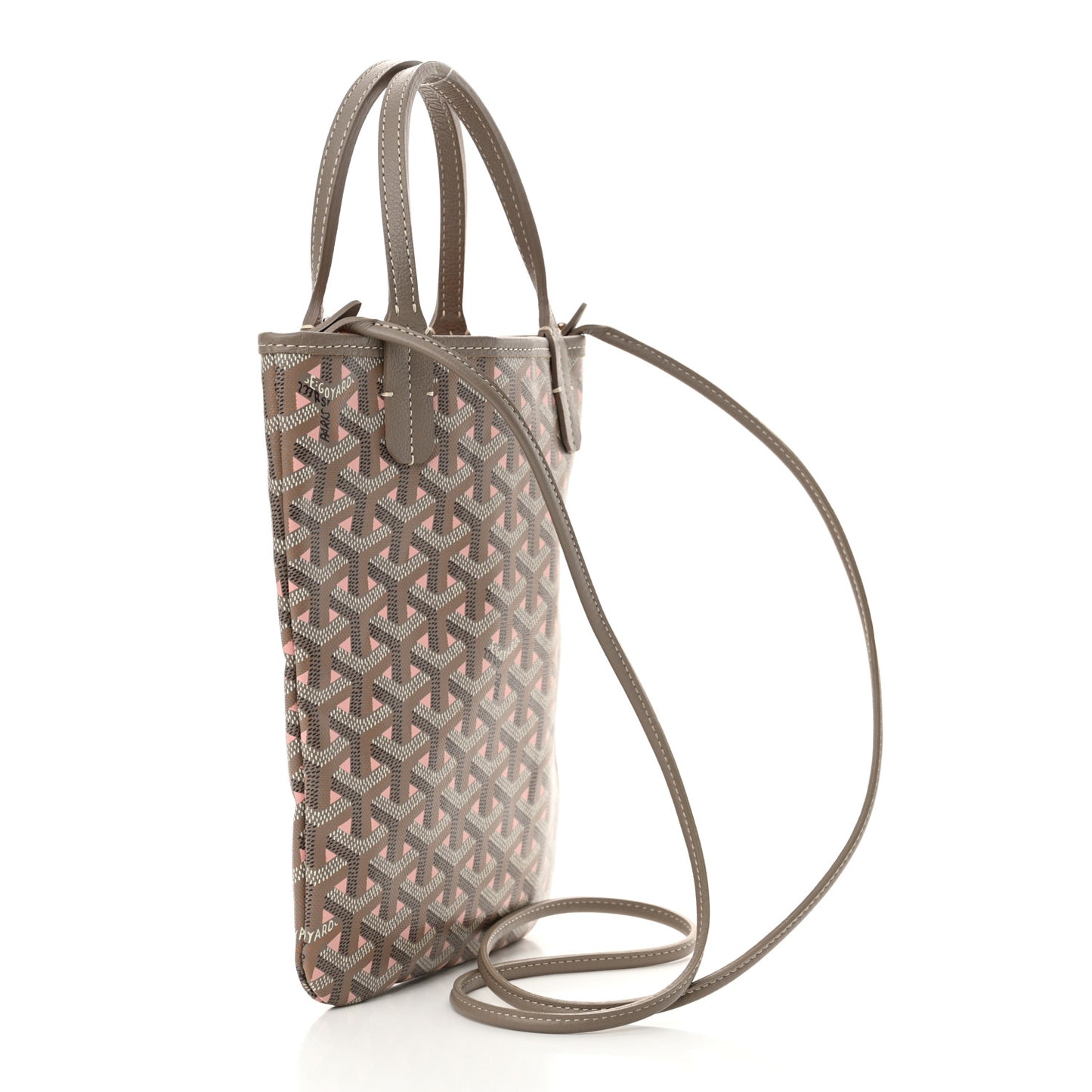 Goyardine Poitiers Claire Voie Tote Grege Powder Pink