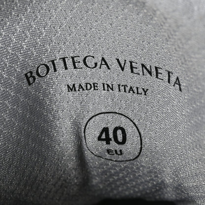 Bottega Veneta Calfskin Fishnet Fabric Orbit Sneakers 40 Silver White 8 of 9