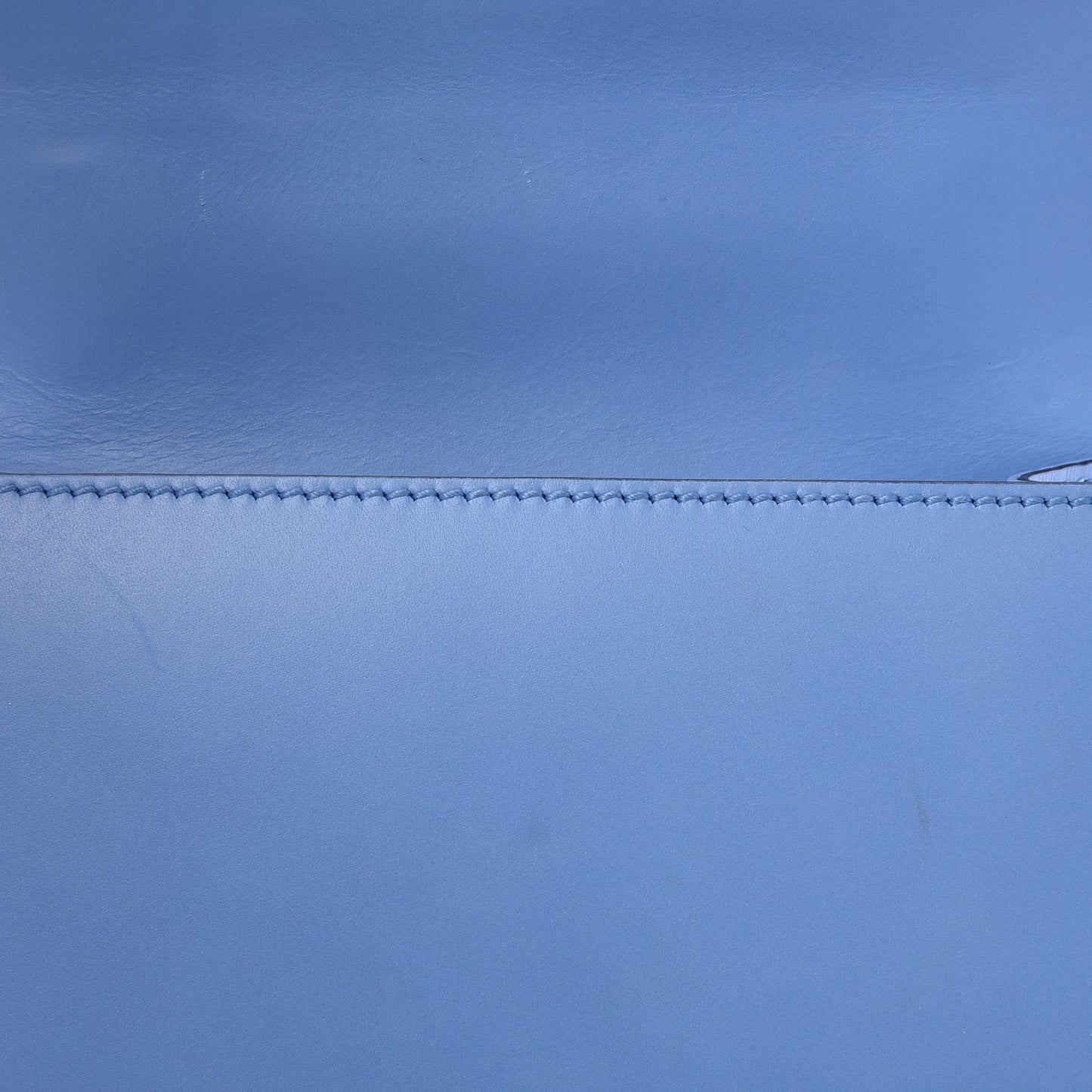 Calfskin Mini Sylvie Chain Shoulder Bag Clear Sky Blue