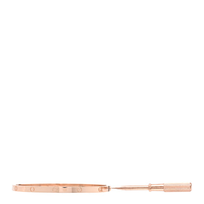 Cartier 18K Pink Gold Small LOVE Bracelet 17 6 of 6