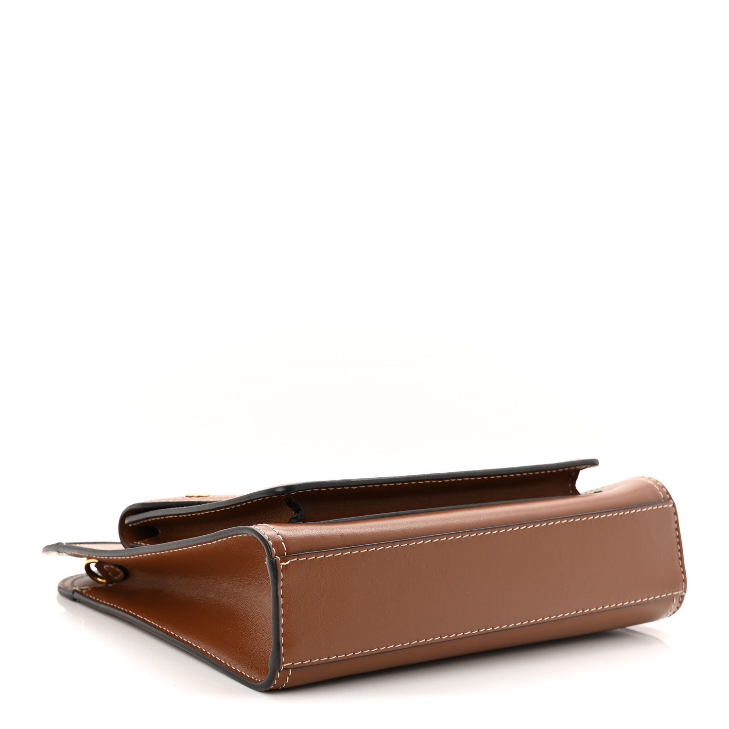Burberry Smooth Calfskin Mini Pocket Bag Malt Brown 4 of 10