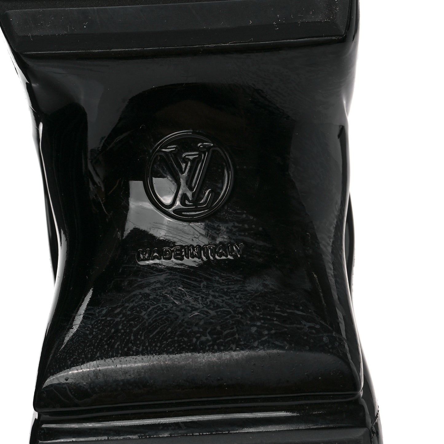 Stretch Textile Patent LV Archlight Sneaker Boots 38 Black