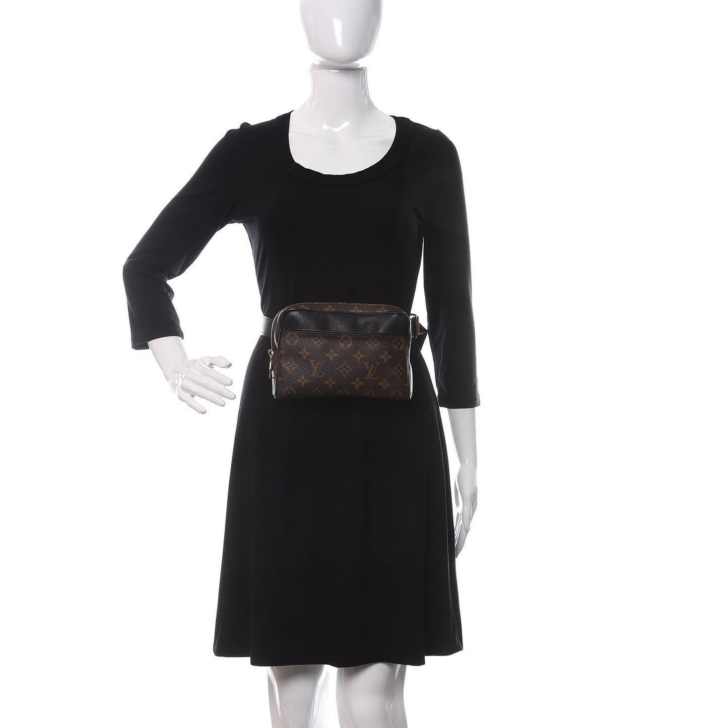 Monogram Uniformes Belt Bag Black