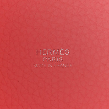 Hermes Taurillon Clemence Picotin Lock 18 PM Rose Sakura 6 of 10
