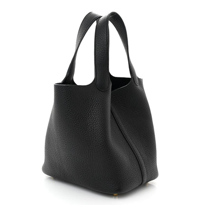 Hermes Taurillon Clemence Picotin Lock 18 PM Black 3 of 11
