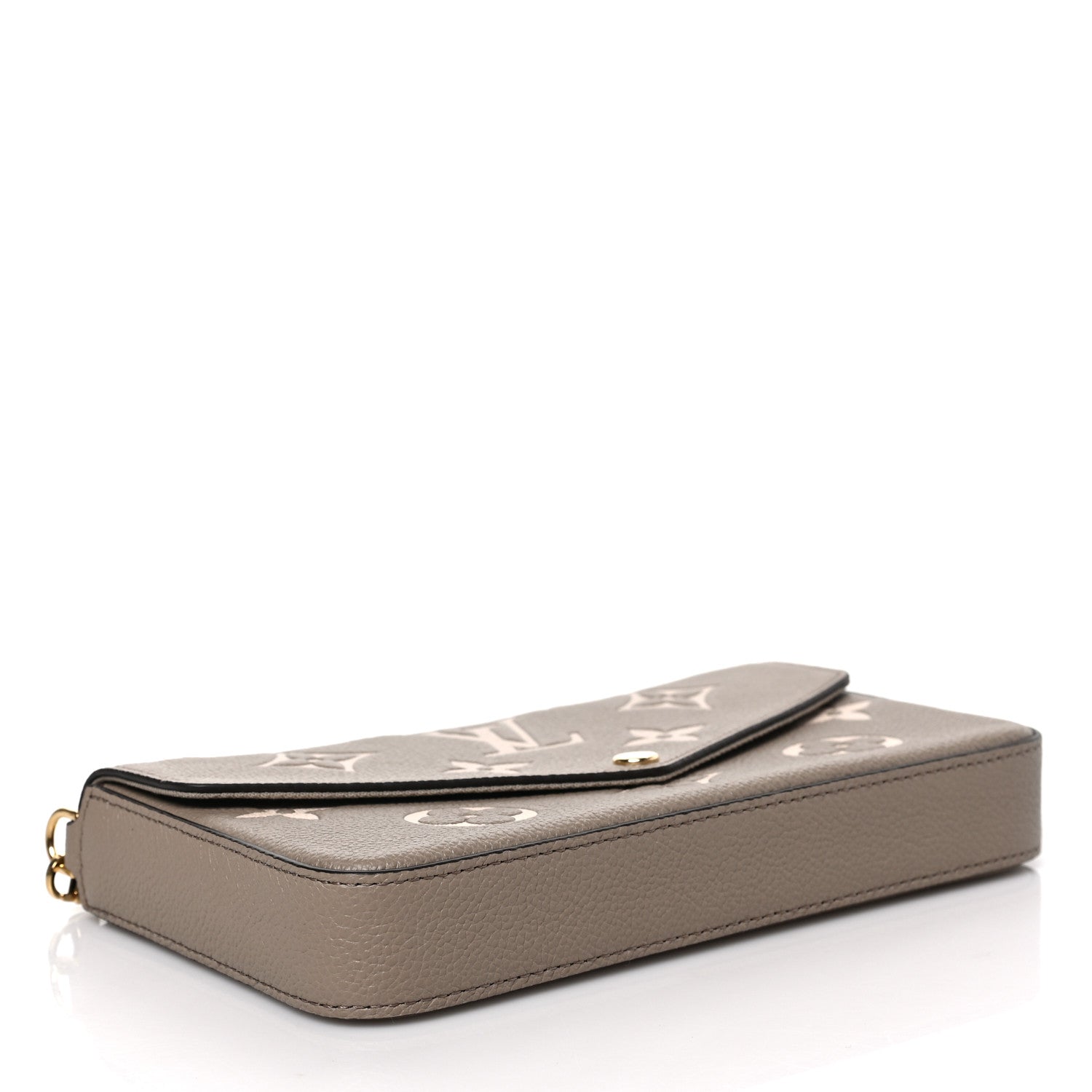 Louis Vuitton Empreinte Monogram Giant Felicie Pochette Tourterelle Creme 3 of 7