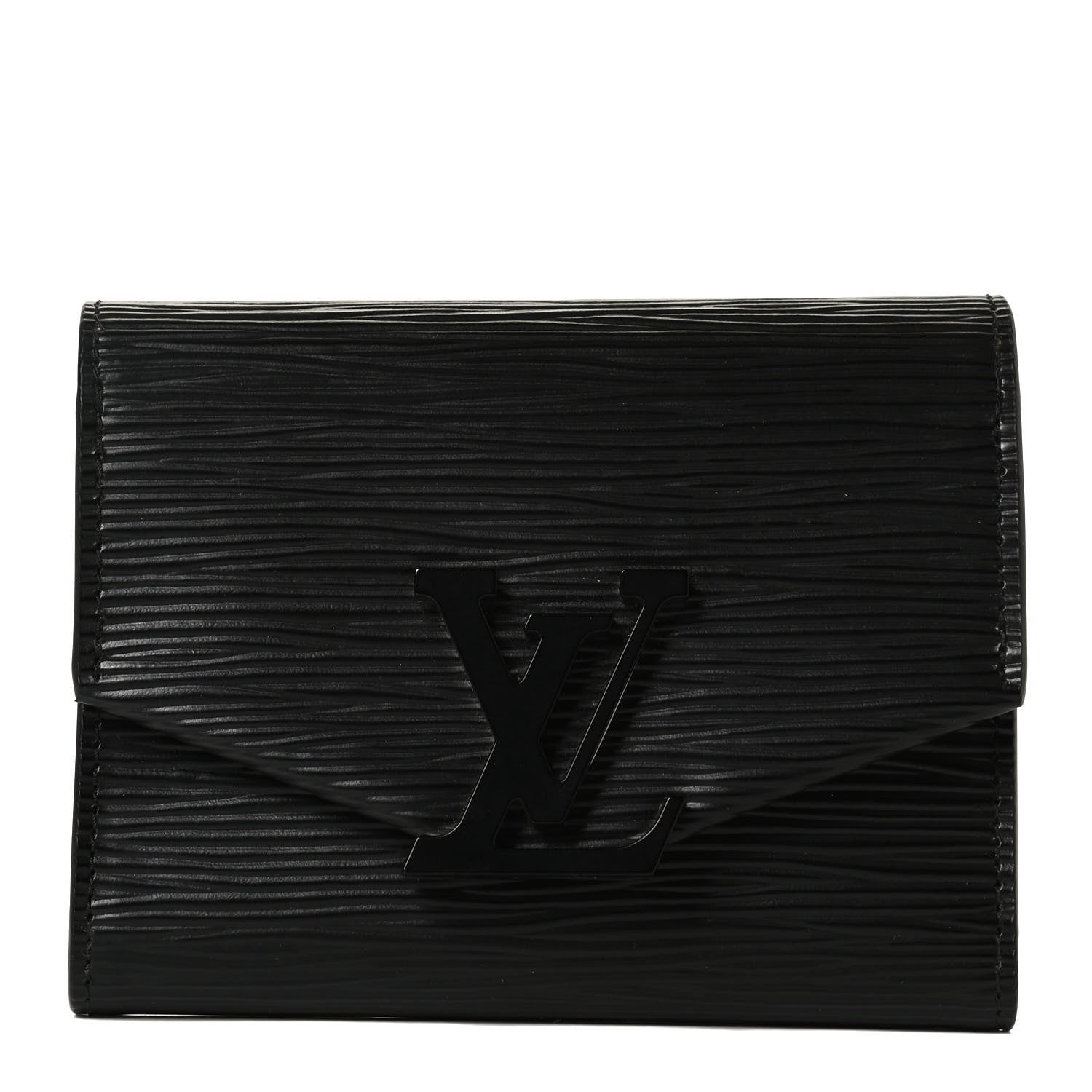 Louis Vuitton Epi Grenelle Compact Wallet Black 1 of 10