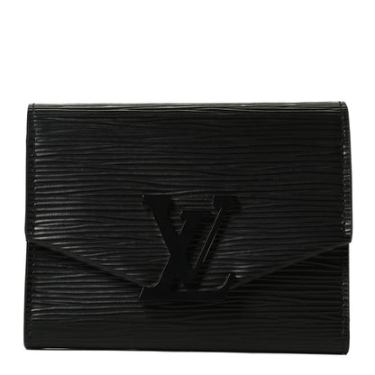 Louis Vuitton Epi Grenelle Compact Wallet Black 1 of 10