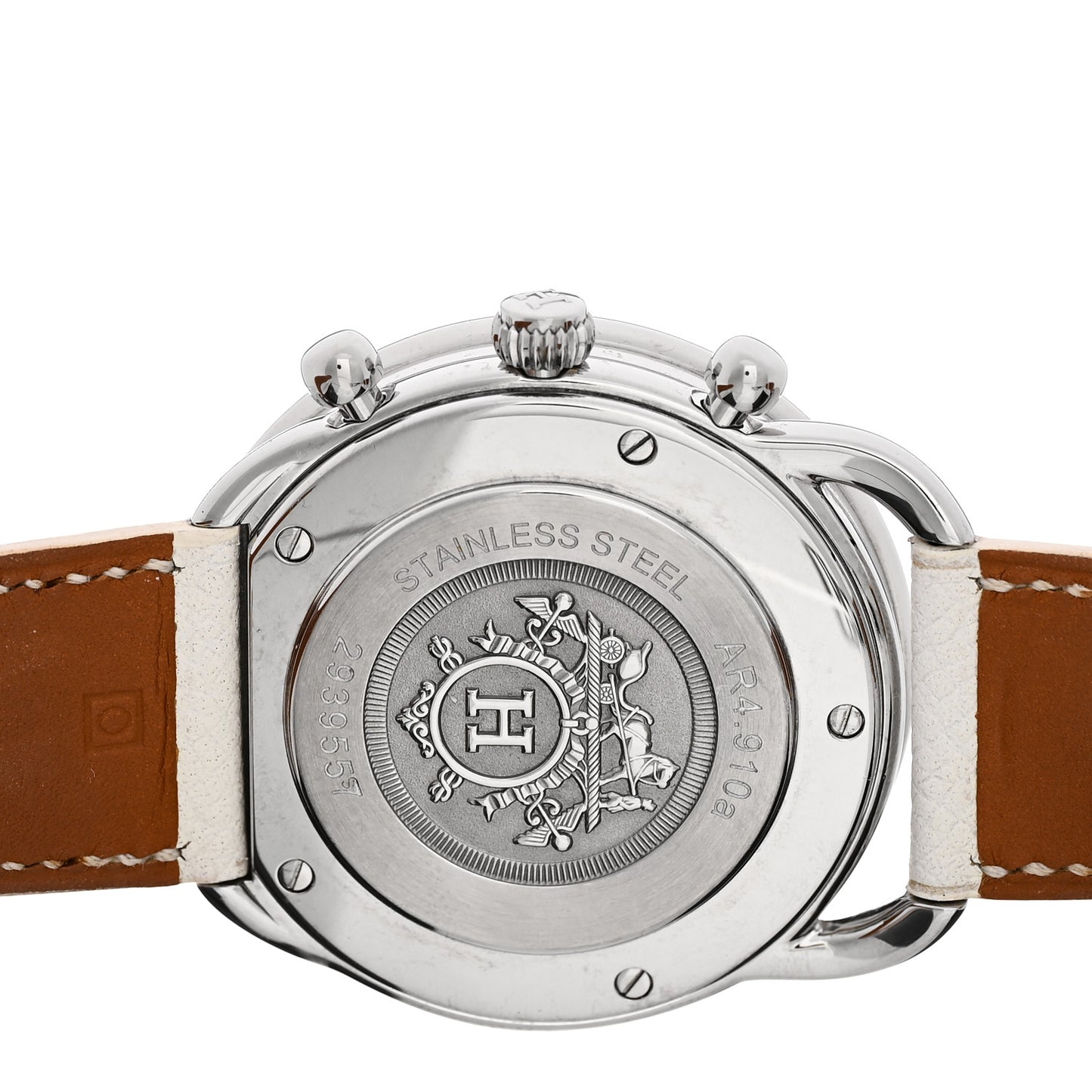 Stainless Steel Epsom 43mm Arceau Chronograph Automatic Watch Blanc