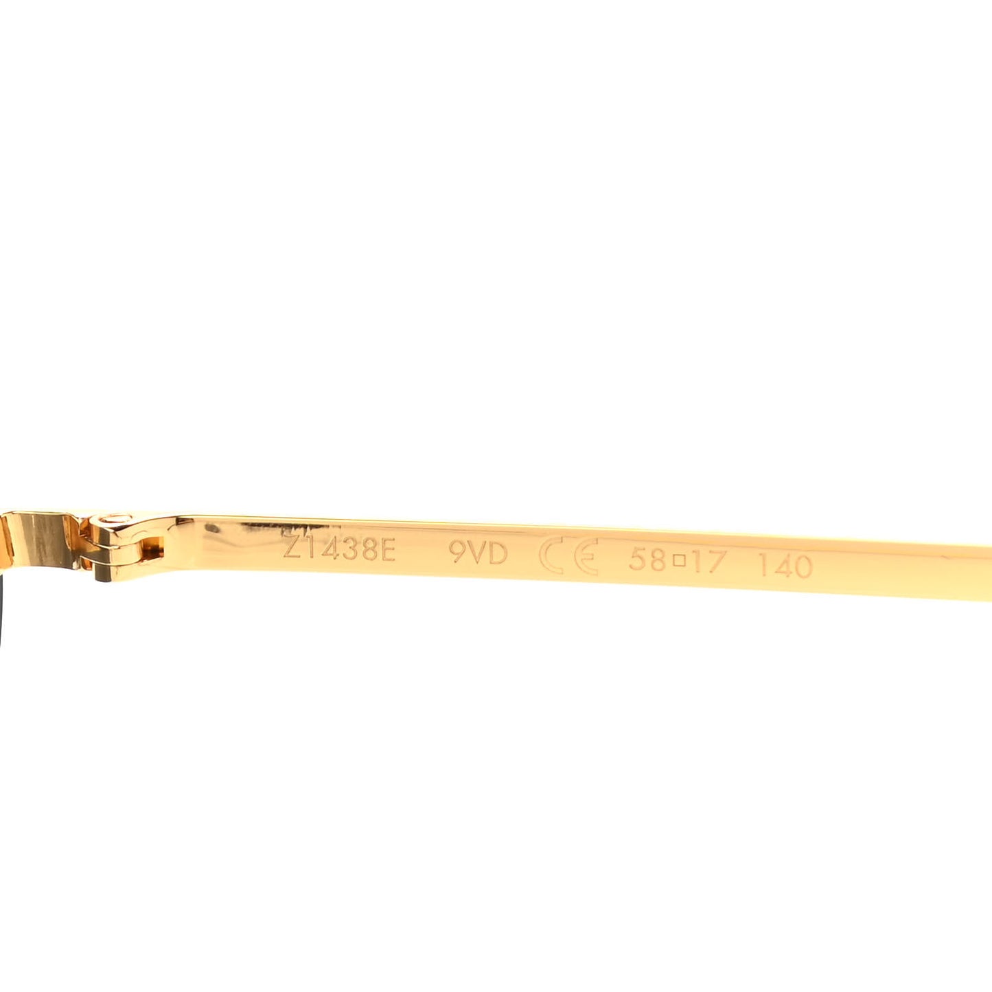 Monogram Cat Eye Z1438E Sunglasses Gold
