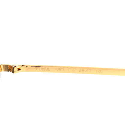 Louis Vuitton Monogram Cat Eye Z1438E Sunglasses Gold 6 of 10