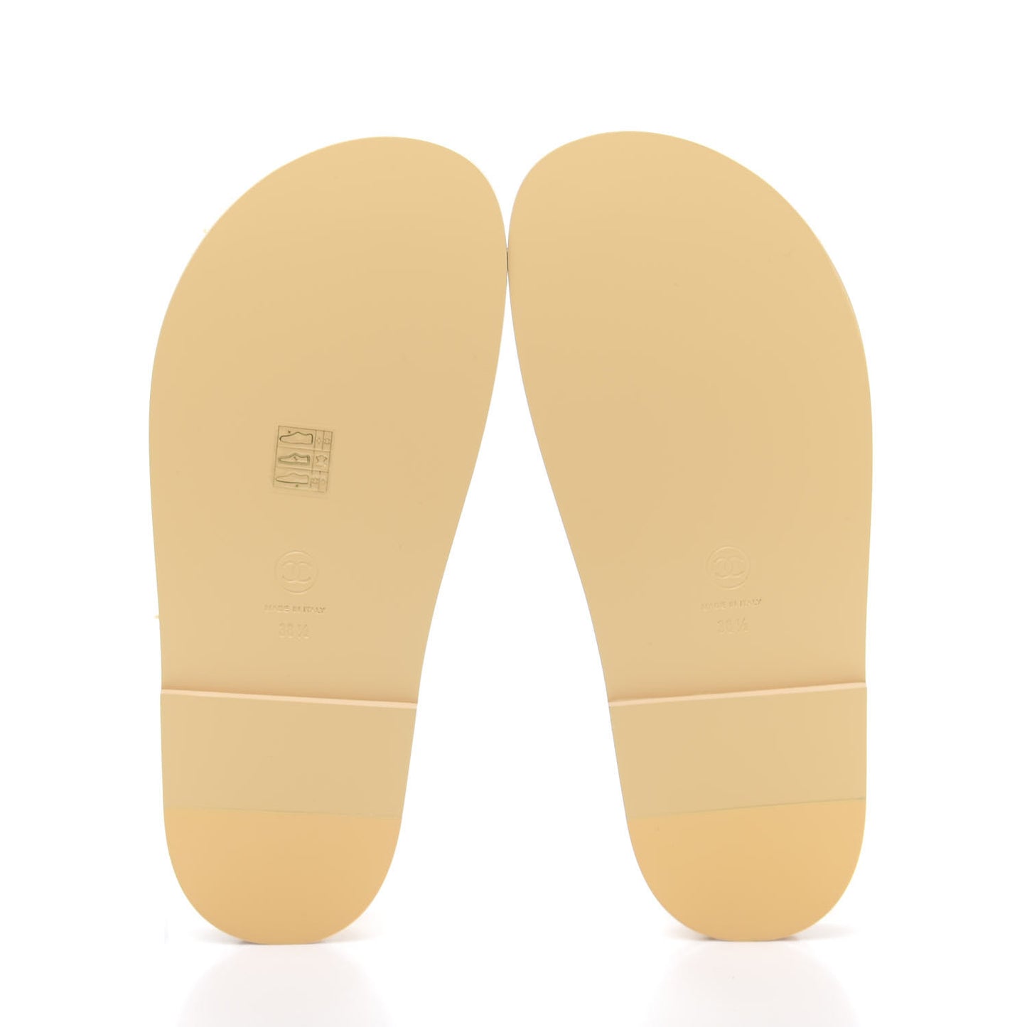 Braided Fabric Velcro Dad Sandals 38.5 Beige