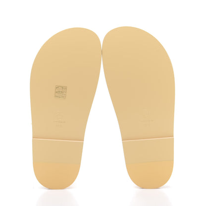 Chanel Braided Fabric Velcro Dad Sandals 38.5 Beige 5 of 9