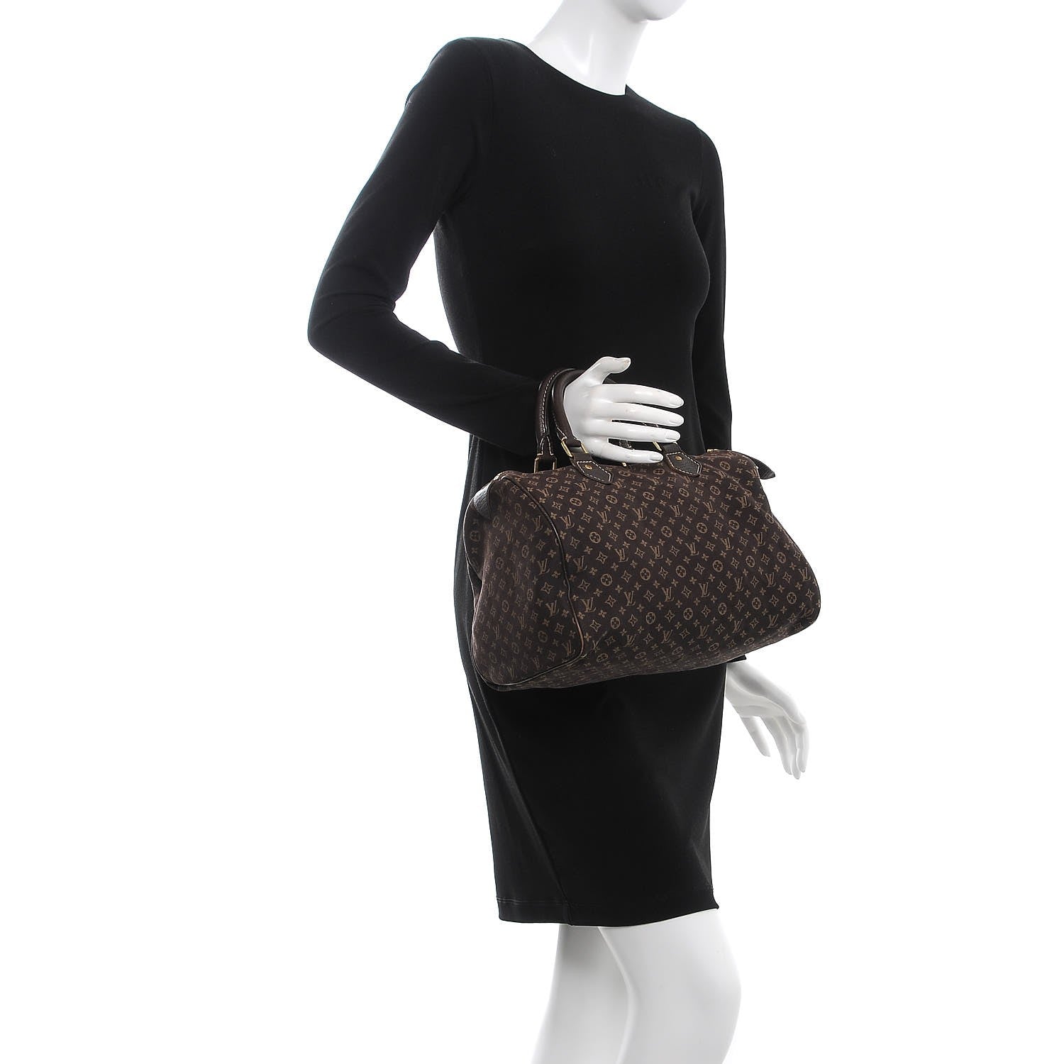 Louis Vuitton Mini Lin Speedy 30 Ebene 2 of 7