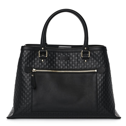 Gucci Soft Microguccissima Medium Tote Black 1 of 11