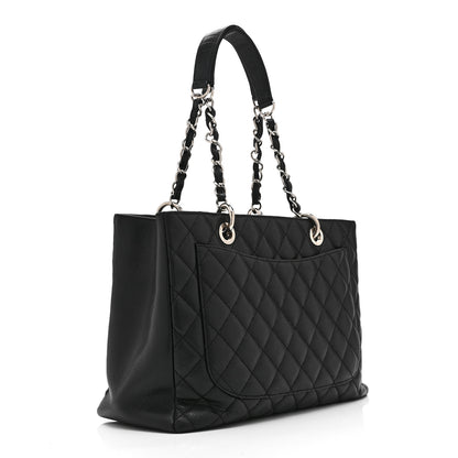 Chanel Caviar Quilted Grand Shopping Tote GST Black 3 of 10