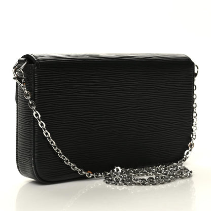 Louis Vuitton Epi Pochette Felicie Black 3 of 12
