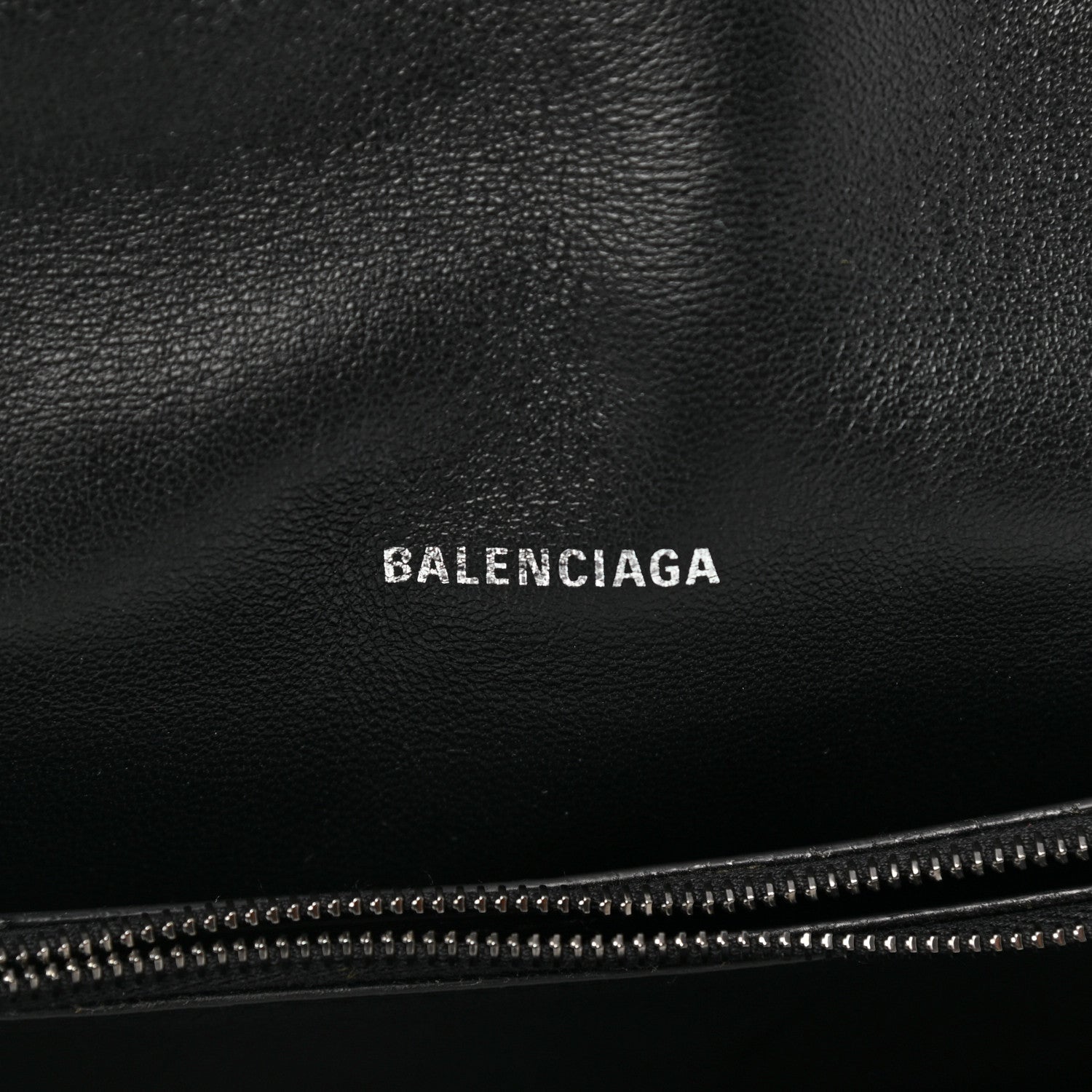 Balenciaga Crushed Calfskin Quilted Matte Black Hardware Medium Crush Chain Bag Black 6 of 10