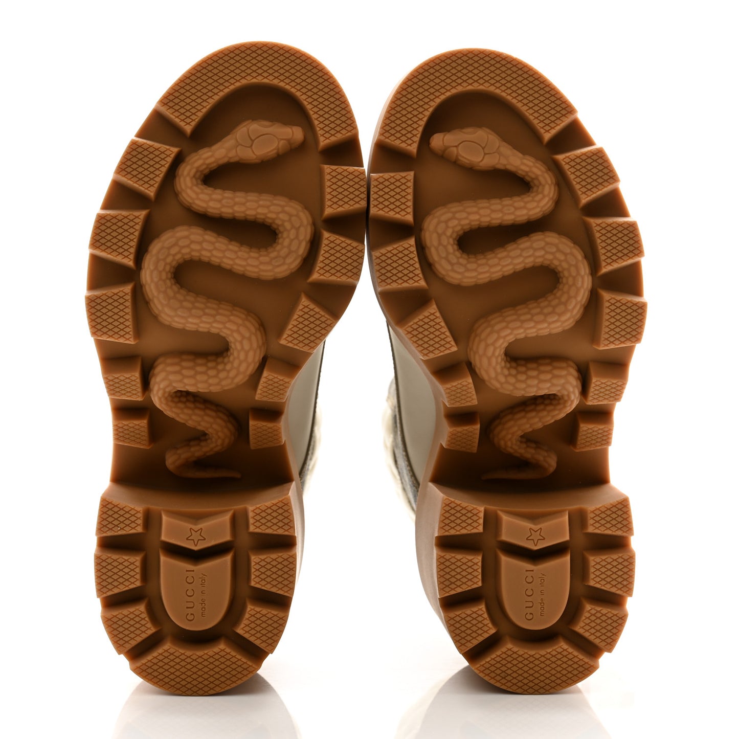 Calfskin GG Supreme Monogram Nappa Quilted Lace Up Ankle Boots 35 Mystic 35.5 White Beige