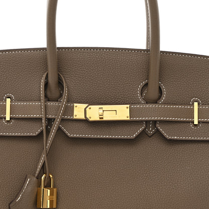Hermes Togo Birkin 35 Etoupe 8 of 10