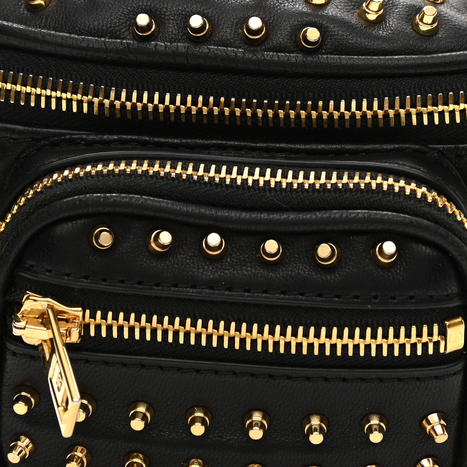 Alexander Wang Lambskin Studded Mini Attica Belt Bag Black 10 of 11