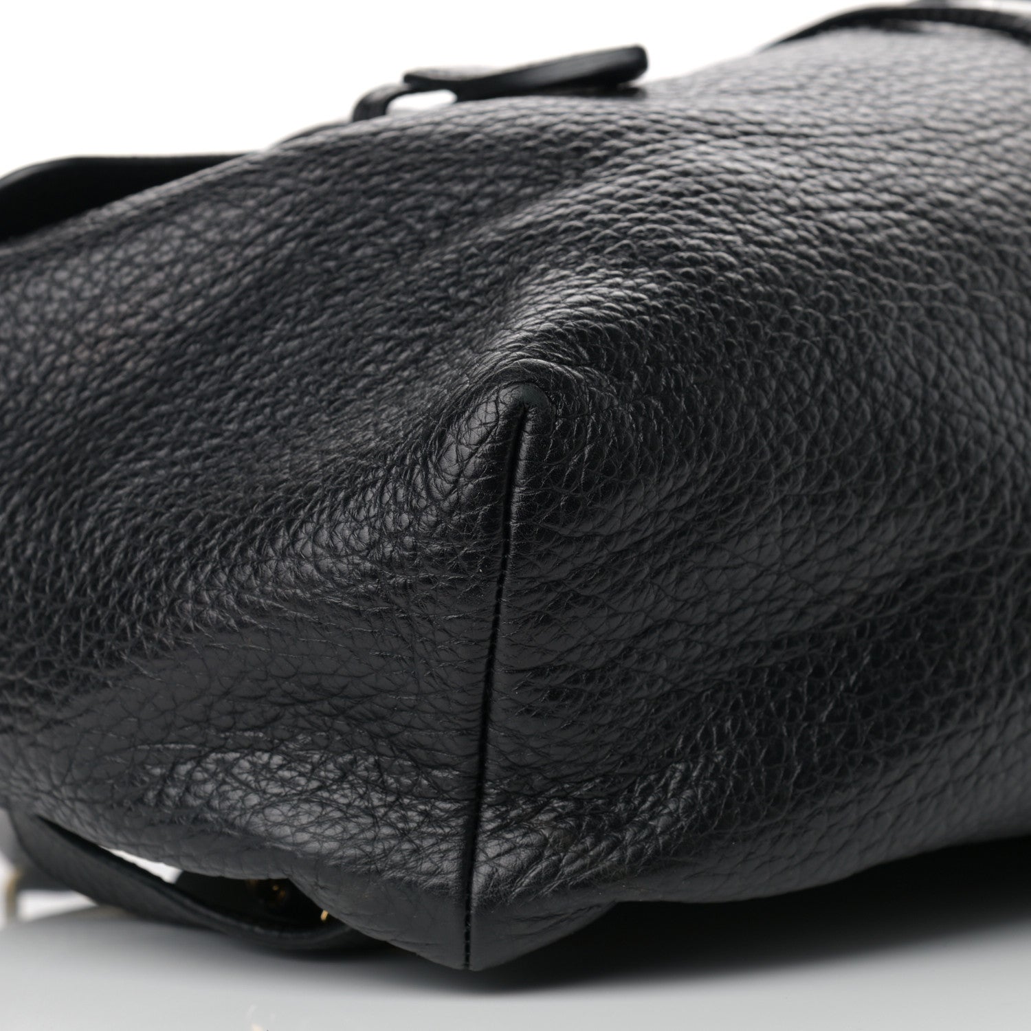 Versace Grained Calfskin Palazzo Medusa Convertible Backpack Black 7 of 8