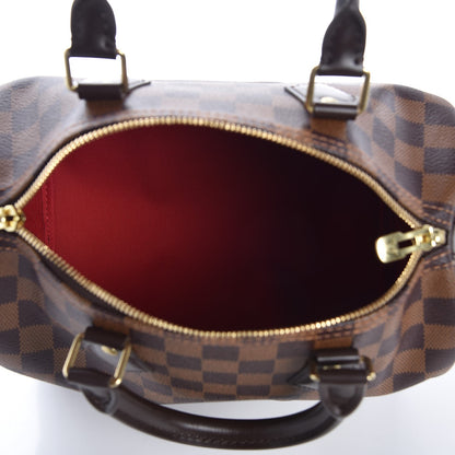 Louis Vuitton Damier Ebene Speedy Bandouliere 25 6 of 11