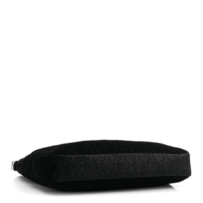 Gucci Velvet GG Monogram Small Jackie 1961 Hobo Black 4 of 9