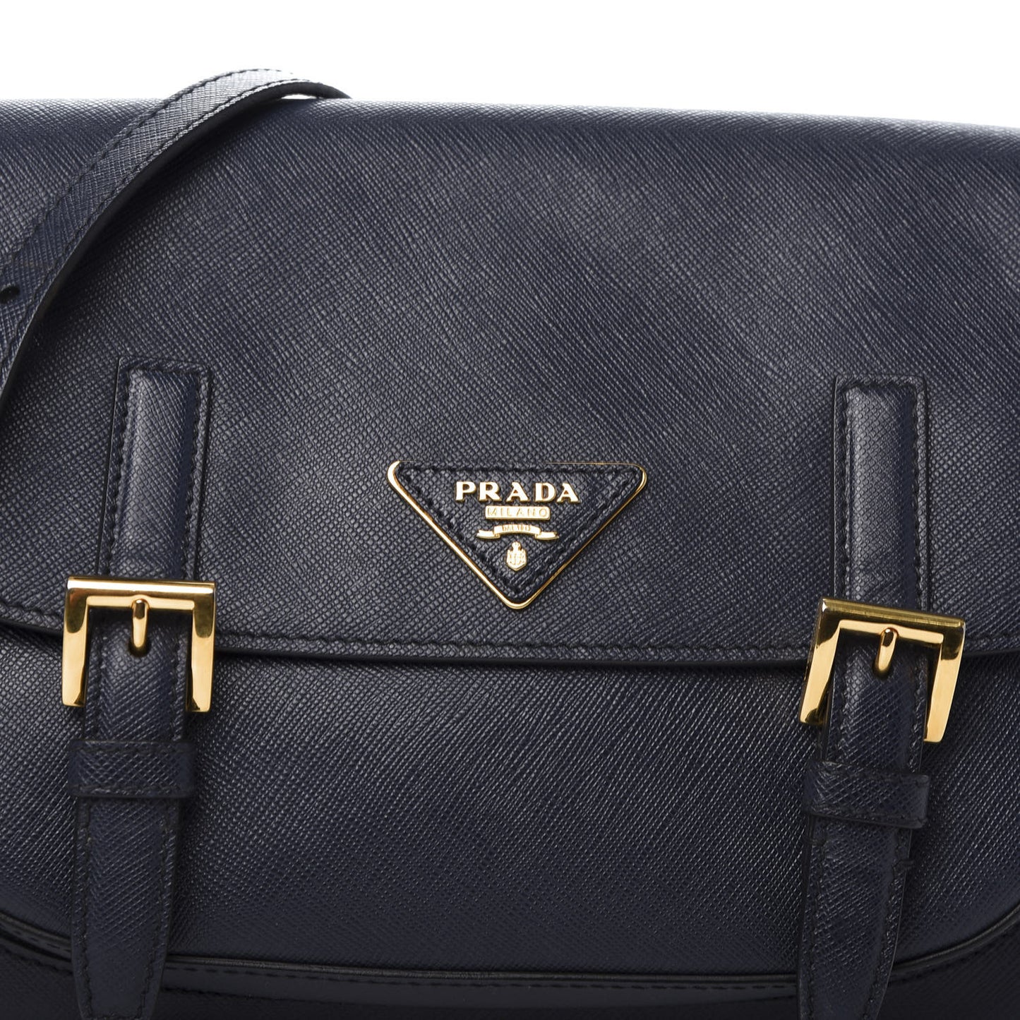 Saffiano Lux Messenger Bag Baltico