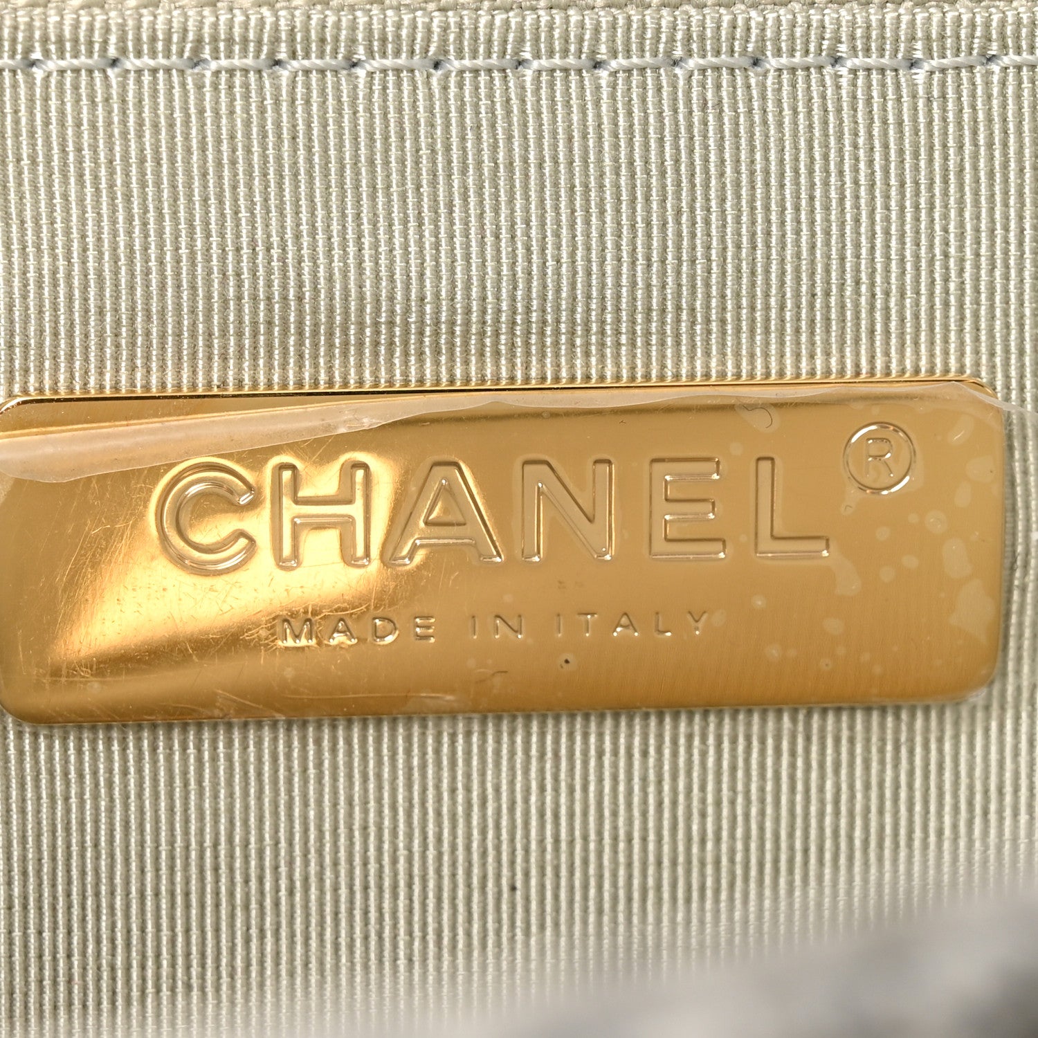 Chanel Tweed Quilted Medium Chanel 19 Flap Grey Ecru 6 of 11
