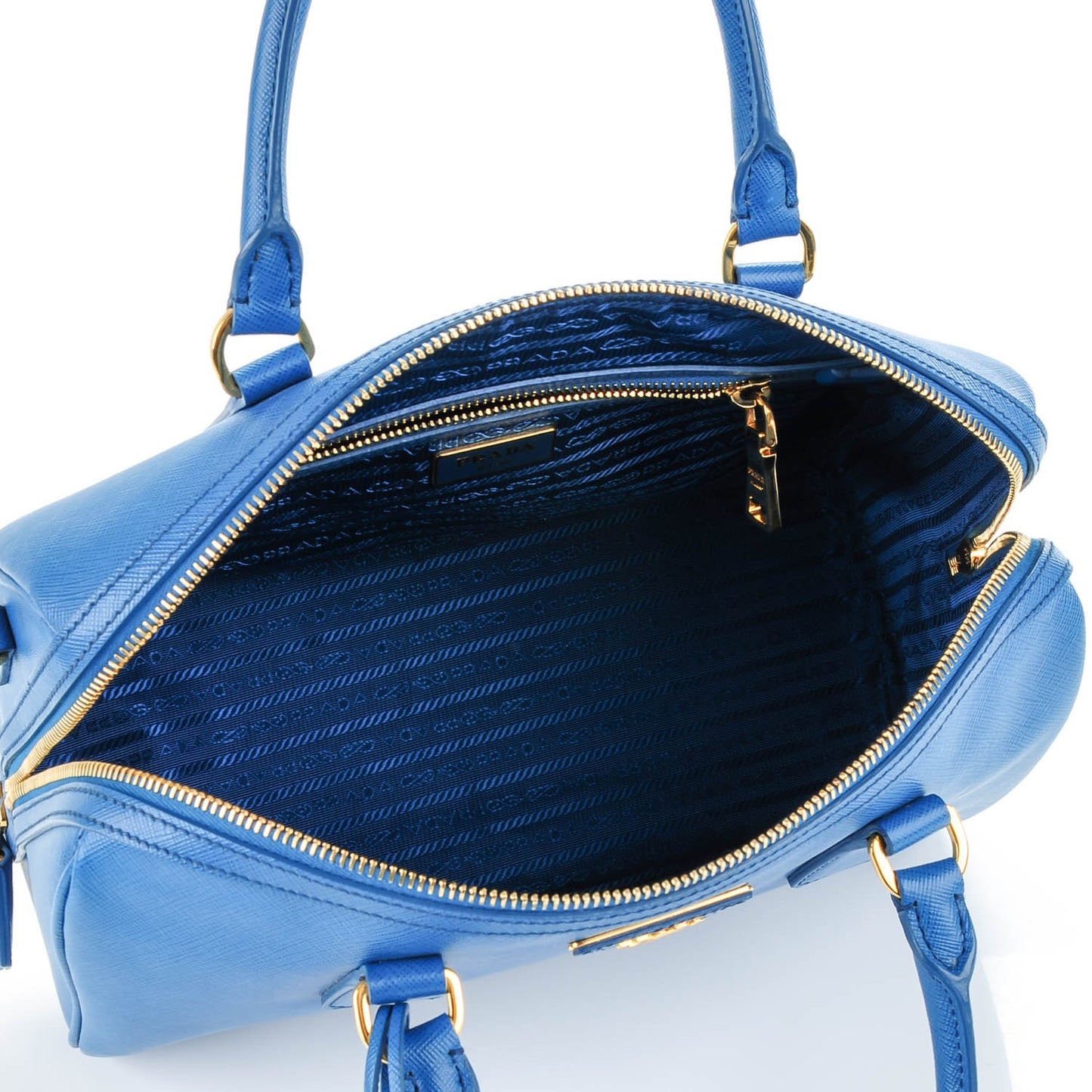 Saffiano Lux Bowler Cobalto