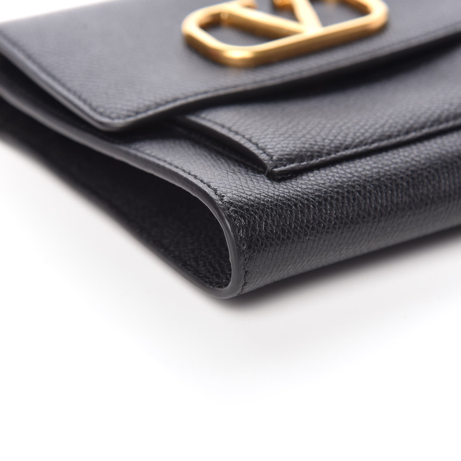 Valentino Garavani Calfskin VLogo Crossbody Bag Black 7 of 9