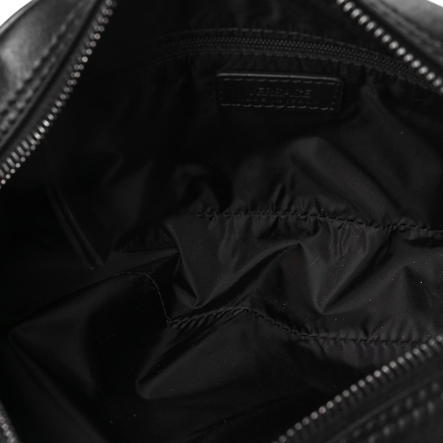 Versace Calfskin Messenger Bag Black 4 of 5