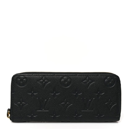 Louis Vuitton Empreinte Clemence Wallet Black 1 of 7